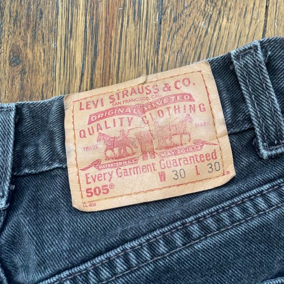 Levi's Vintage Black High Waist Mom Jeans Waist 30 Length 30 - Picture 2 of 15